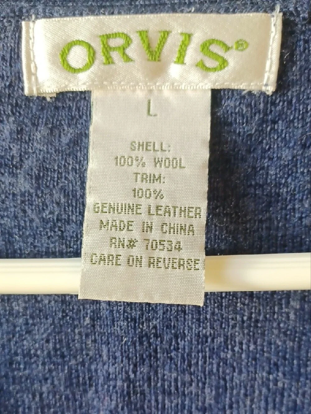 Orvis Women's Dark Navy Button-Up V-Neck Cardigan